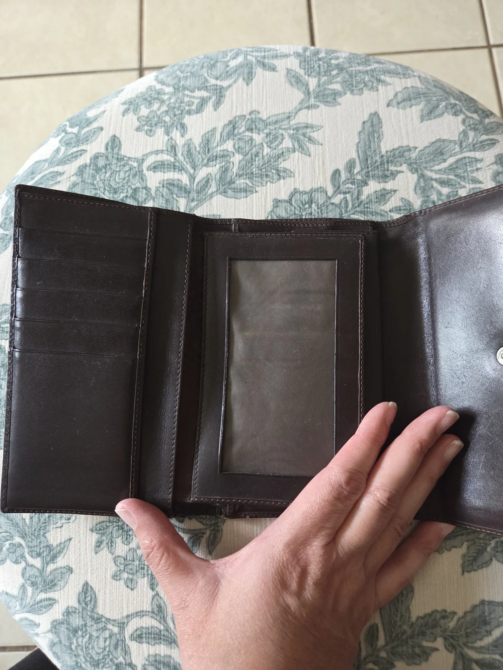 ❣️Vintage Fendi Zucca Canvas Trifold Continental Wallet❣️